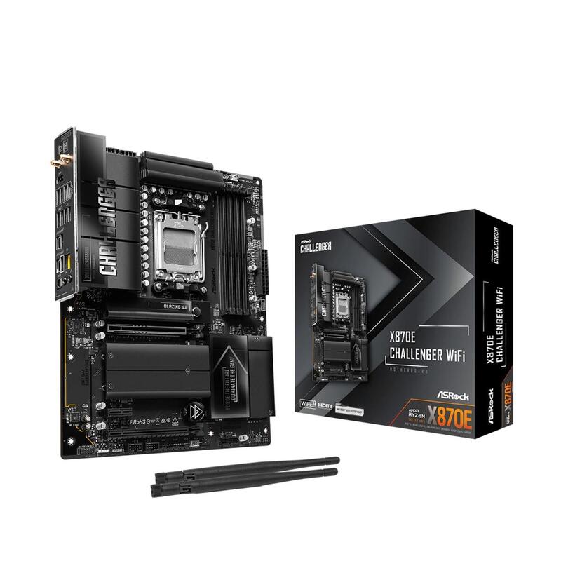 Placa Base Asrock X870e Challenger Wifi7 Ddr5 Am5 Retail