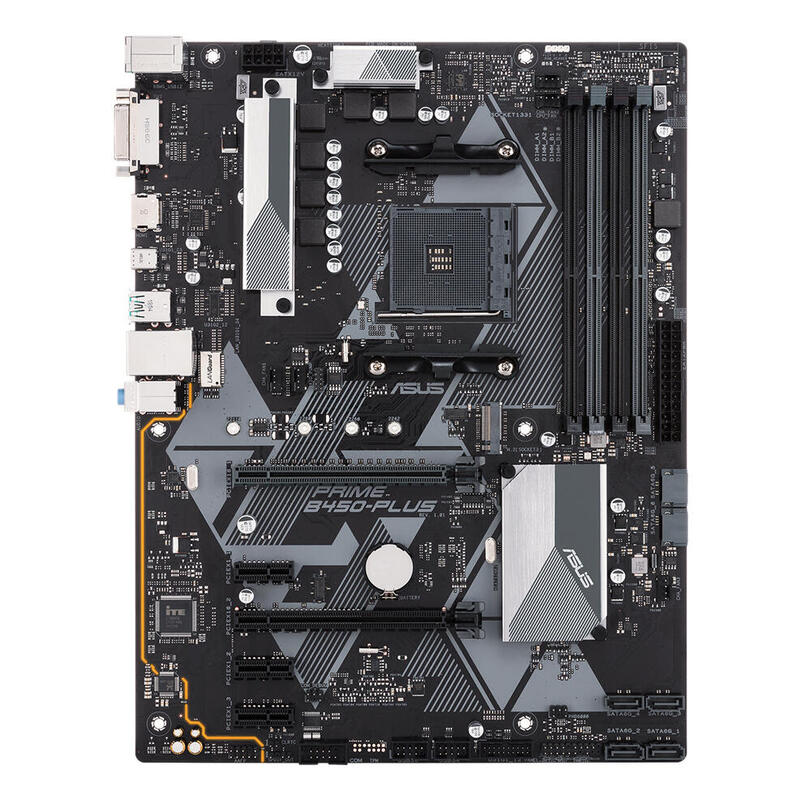 Placa Base Asus Am4 Prime B450-Plus Atx, 4xddr4 2933 Sata3 Usb3.0