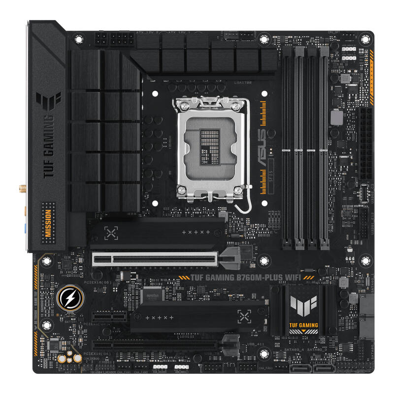 Placa Base Asus Tuf Gaming B760m-Plus Wifi Intel,1700,Ddr5,Matx