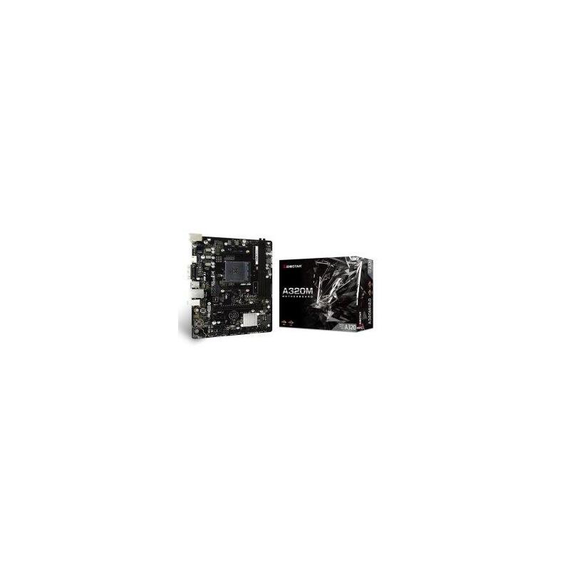 Placa Base Reacondicionado Pb Biostar A320mh 2.0 Skt Am4 Hdmi,Vga 2ddr4 2933mhz Usb3.2 4sata6 Raid Cash30