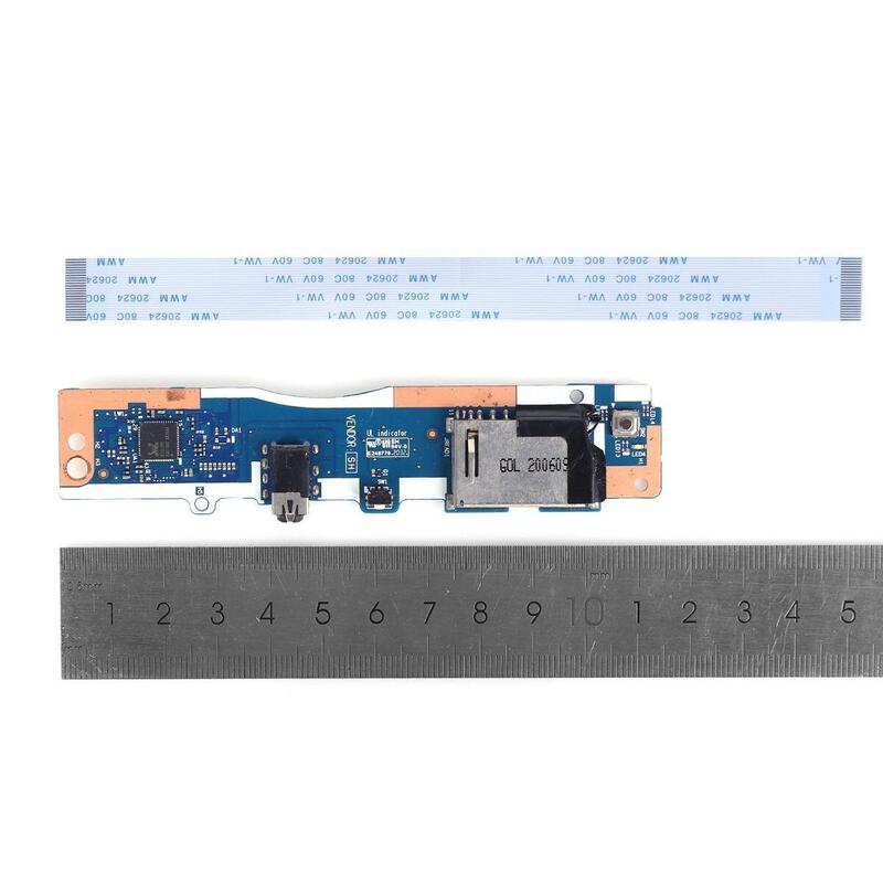 Placa Botón Lector De Tarjeta Audio Para Portátil Lenovo Ideapad 3 15iil05 3 15iml05 3 15itl05