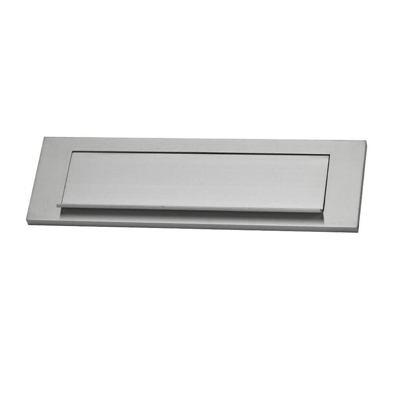 Placa De Cartas Para Puerta De Aluminio 25,2 X 7,5 Cm
