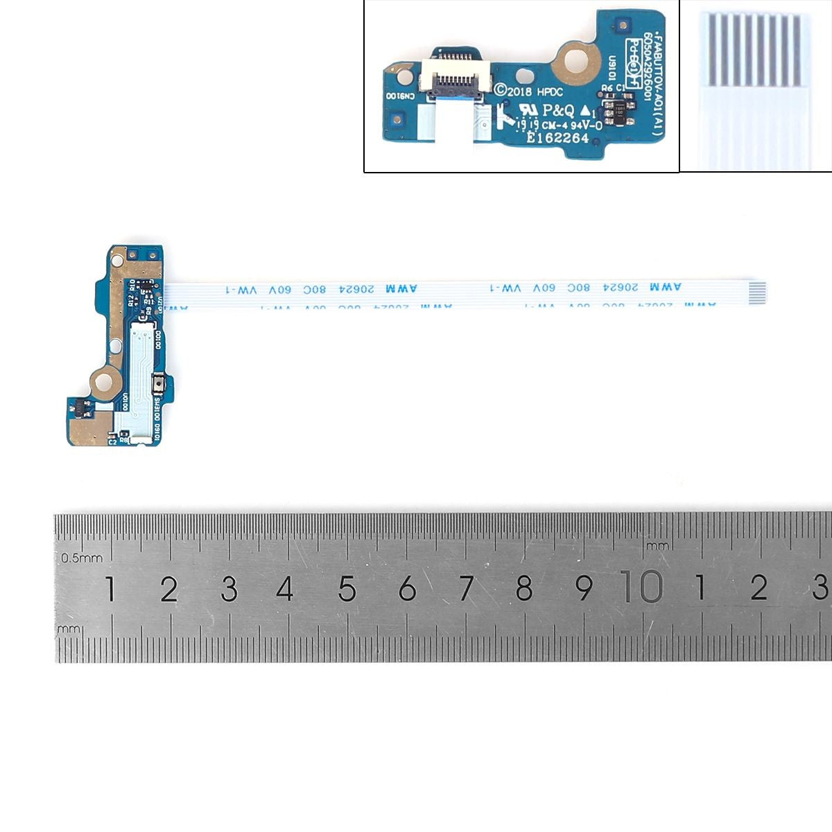 Placa De Botón De Encendido Con Cable Para Portátil Hp 845 G5 840 G5 745 G5 740 G5 Zbook 14U G5 6050A2926001