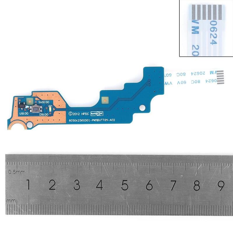 Placa De Botón De Encendido Con Cable Para Portátil Hp 840 G1 G2 850 G1 G2 6050a2560301
