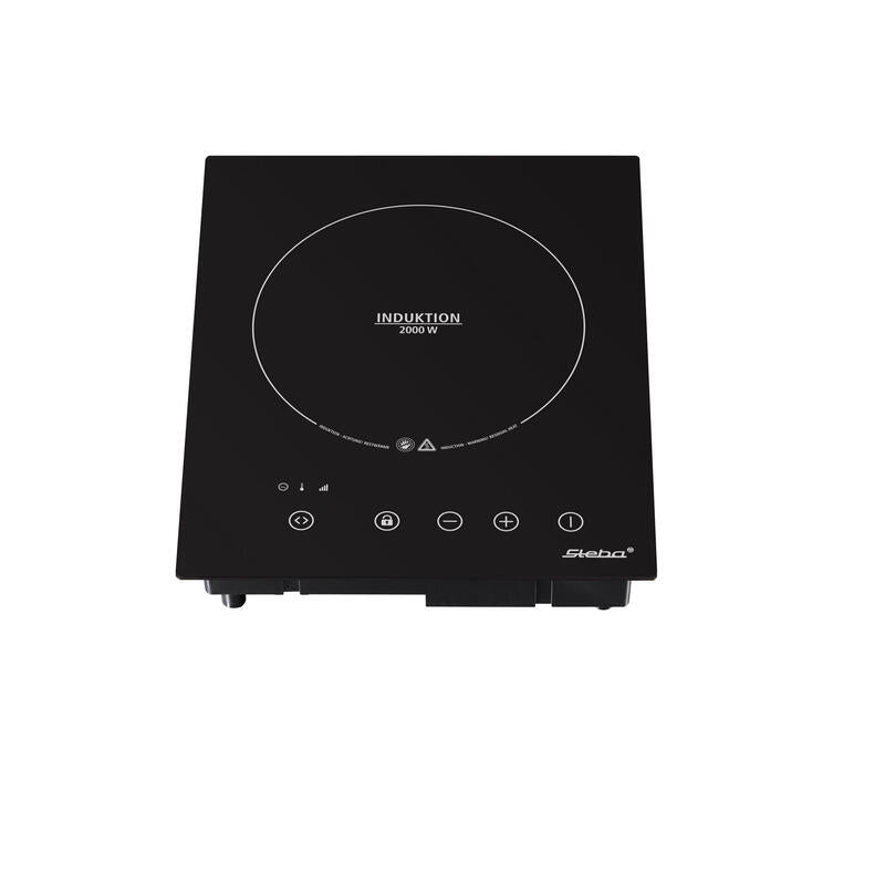 Placa De Inducción Empotrada Steba Ik 60 E, Placa Autosuficiente Negra 66000