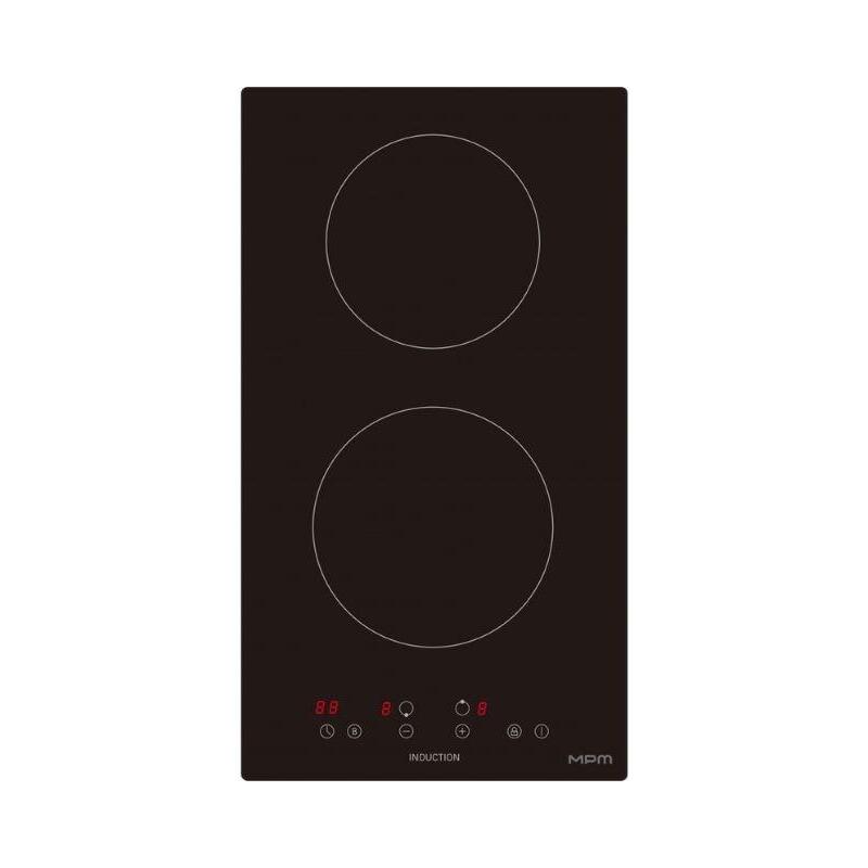 Placa De Inducción Mpm-30-Im-12/N, Negra, 30 Cm De Ancho