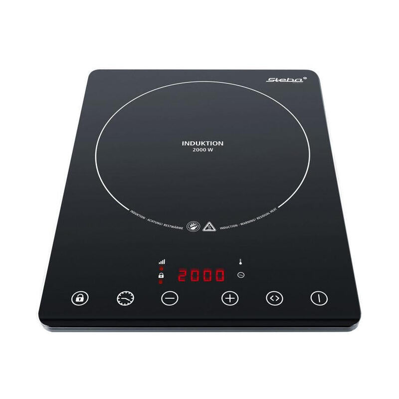 Placa De Inducción Steba Ik 65 Slim Negro Encimera 28 Cm Con 1 Zona(S)