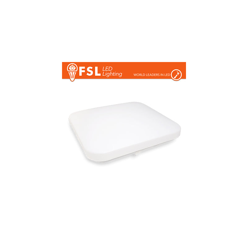 Plafón Led Cuadrado Ip20 25w 4000k 33x6,8cm