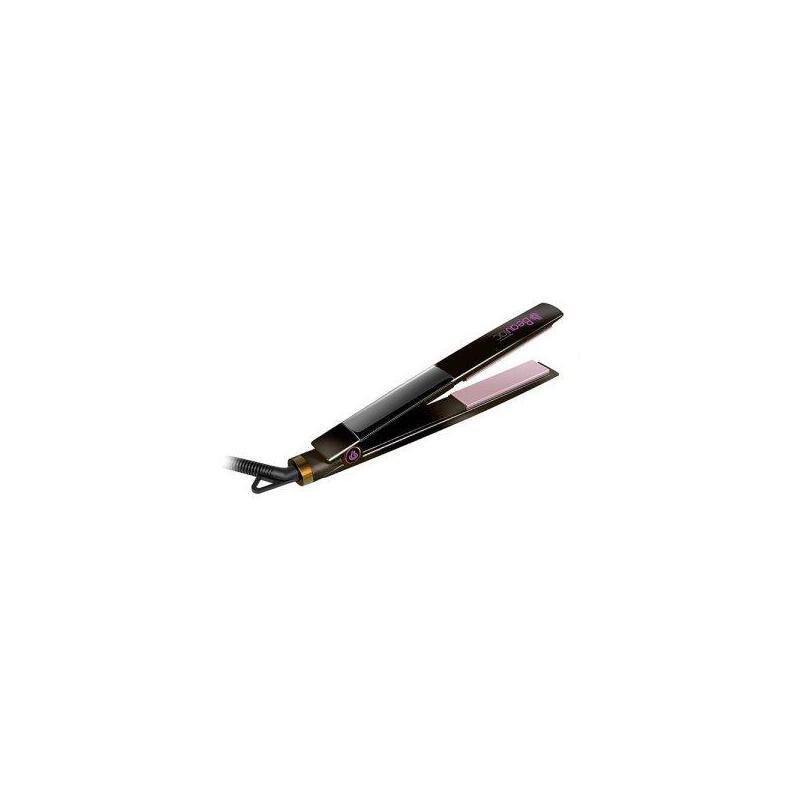 Plancha De Pelo Beautac Btn500 Black Pantalla Tactil Placa Ceramica/Turmalina Tecnologia De Iones Alisa Y Ondula 130âº-230⺠Co