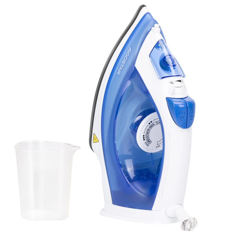 Plancha Electrica 2000w 180ml Blanca/Azul Aigostar