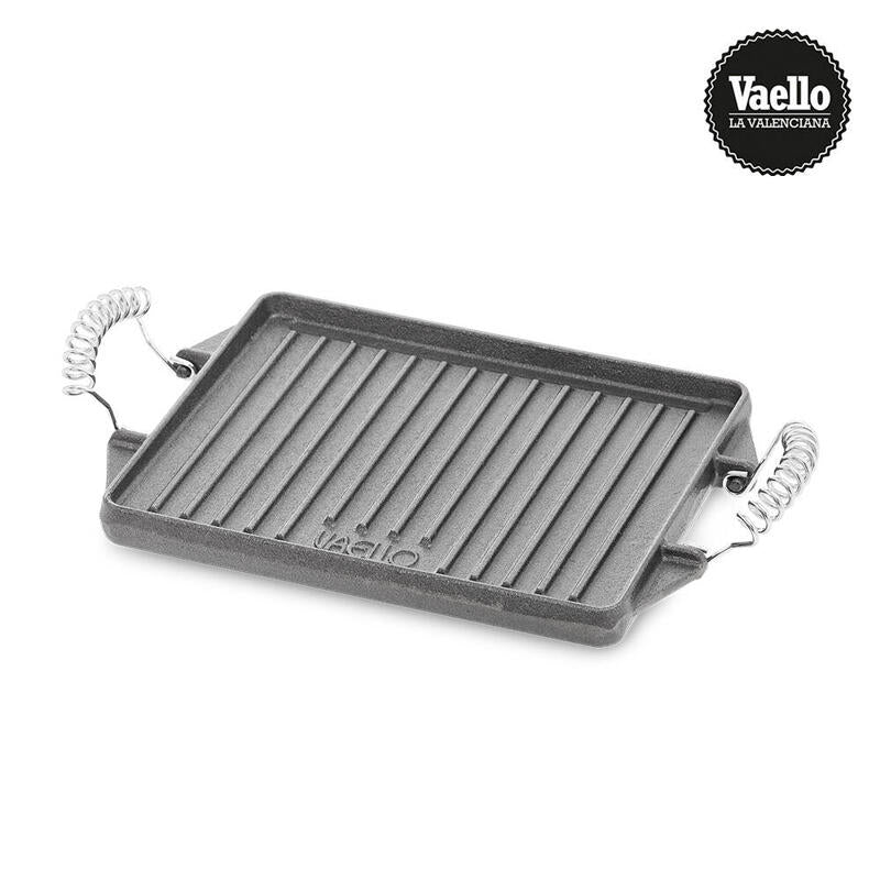 Plancha Hierro Fundido Rectangular 47x27cm. Vaello