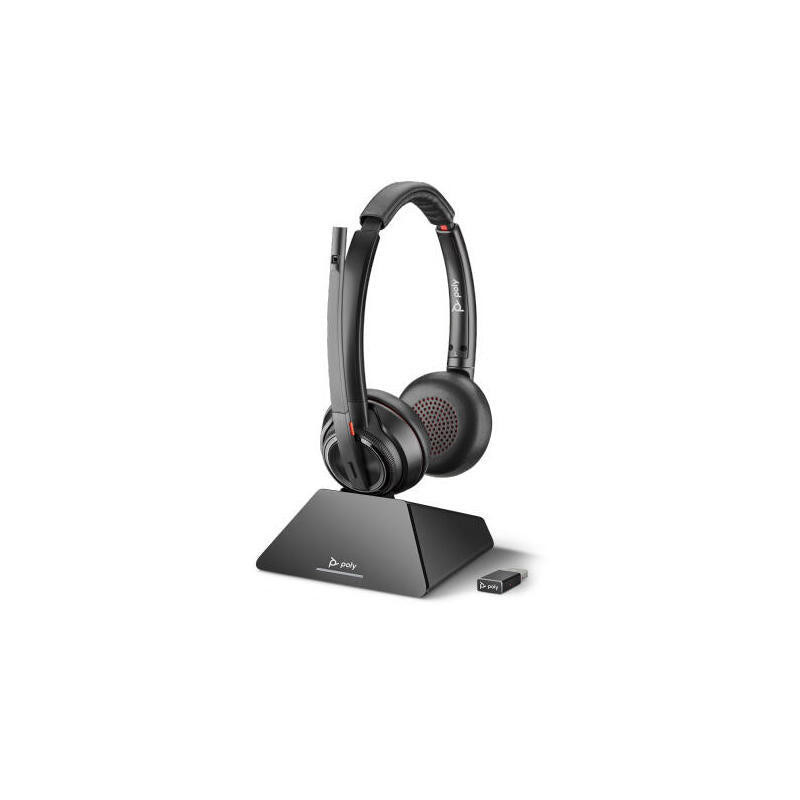 Plantronics Poly Savi 8220 Uc Auriculares Inalambricos Diadema Negro