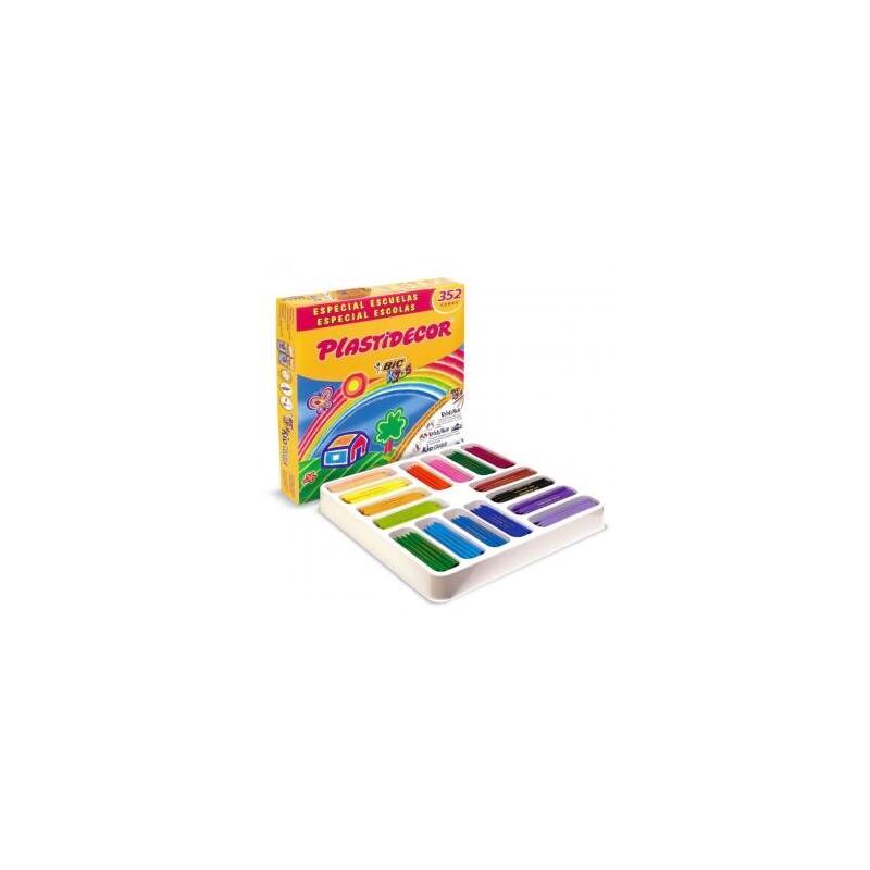 Plastidecor Ceras Kids 16 Colores Surtidos - Caja De 352u -