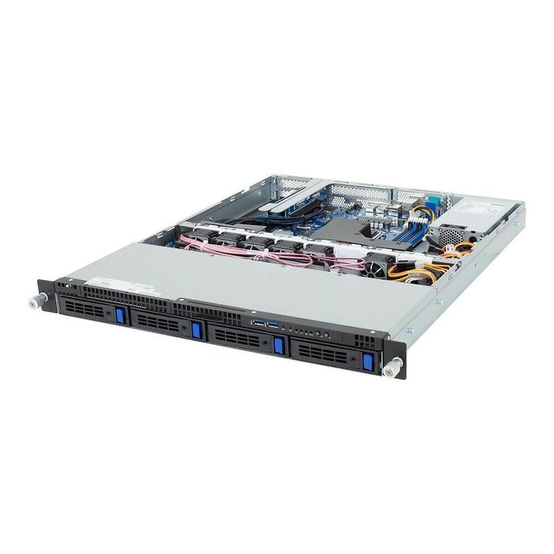 Platforma Gigabyte Rack (1u) R123-X00-Aa01 Intel E-24xx (4x 3 5 Sata Hs 1xm.2 2x1gbe Ipmi 1x400w)