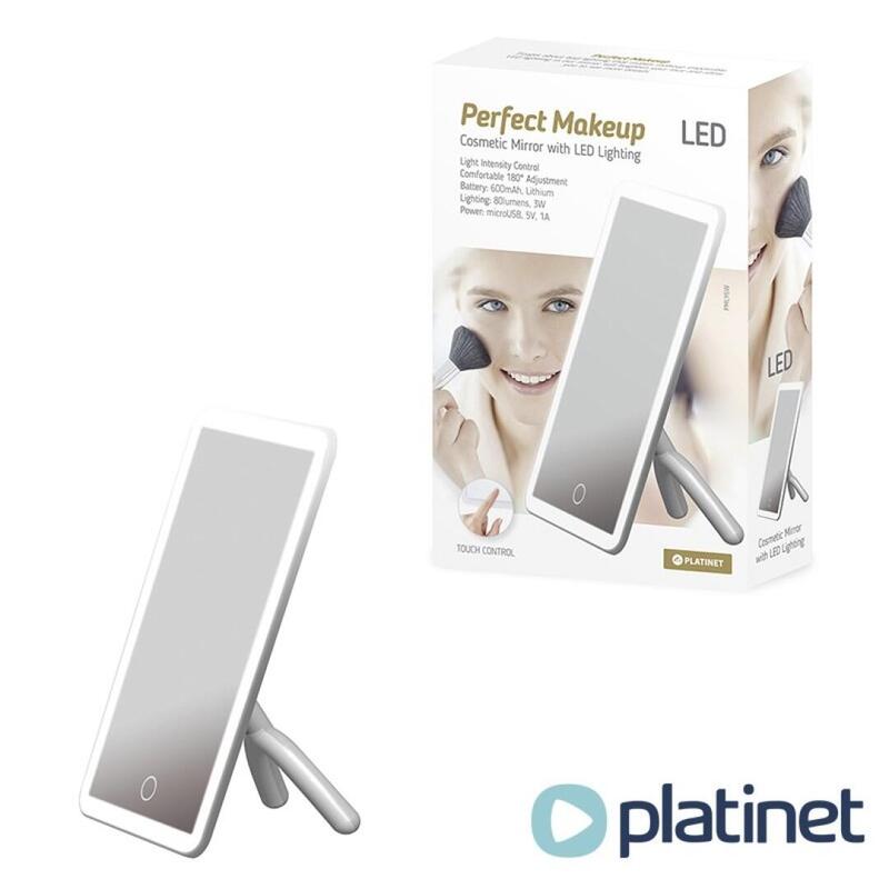 Platinet Espejo Cosmetico Lampara Led 3w Pmly6w Blanco