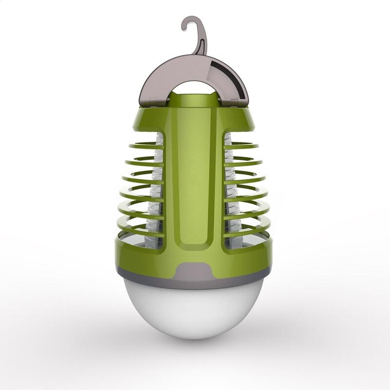 Platinet Lampara Led Mosquitera Bateria 6500k Verde