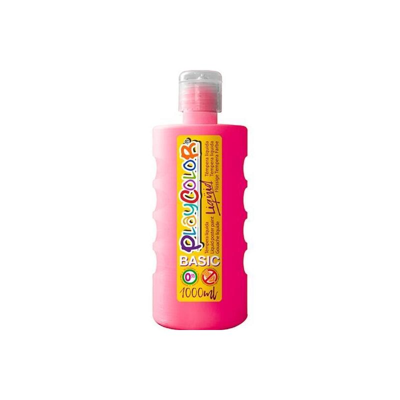 Playcolor Témpera Líquida Basic Botella 1000ml Magenta