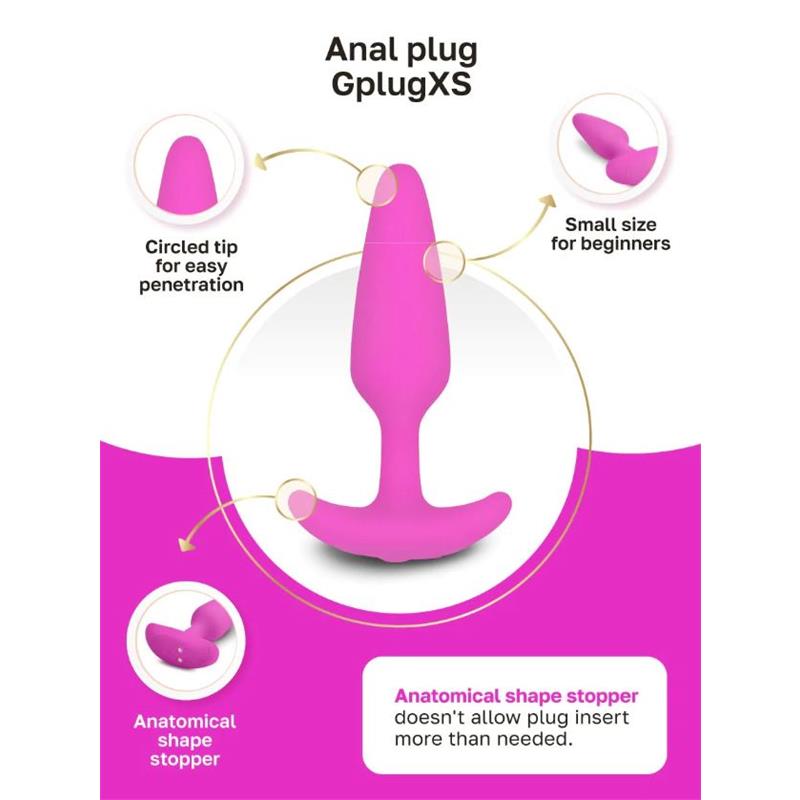 G-Vibe - Gplug Plug Anal Vibrador Xs Fucsia