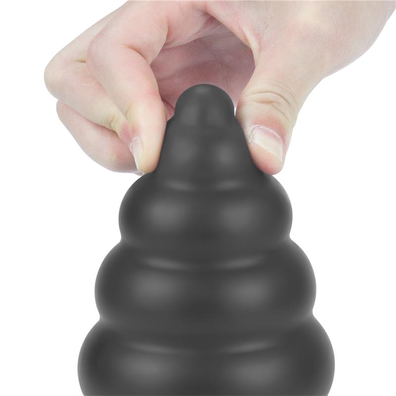 Plug Anal Con Vibración King Sized 7 Negro