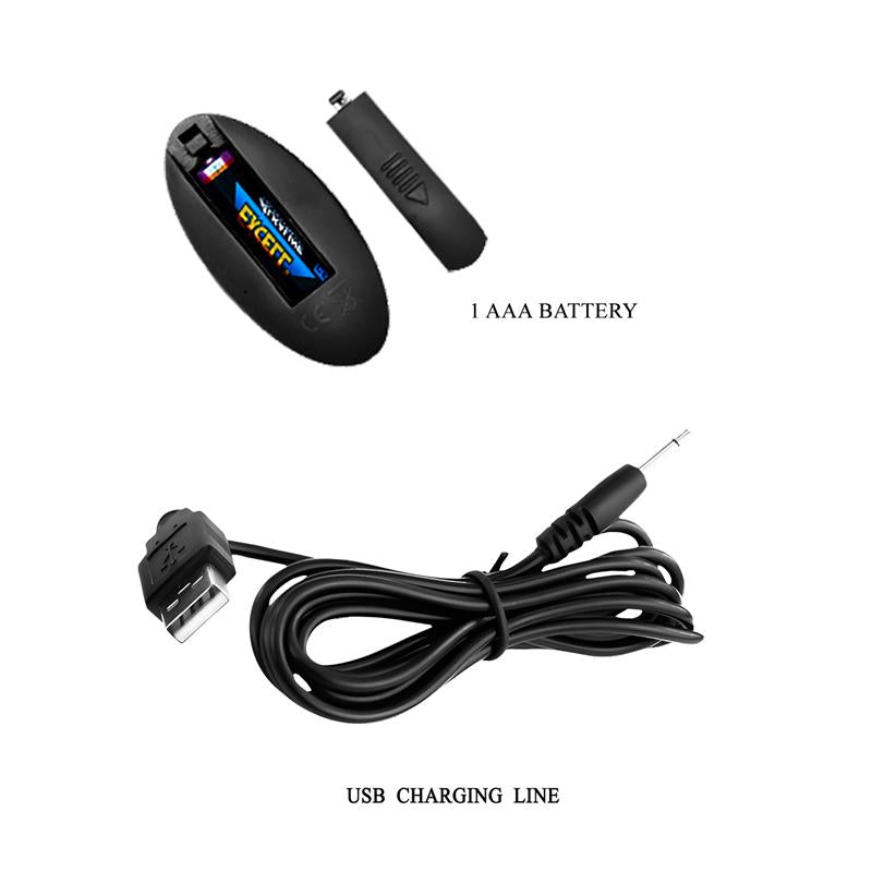 Plug Anal Con Vibración Y Rotación Con Control Remoto Usb