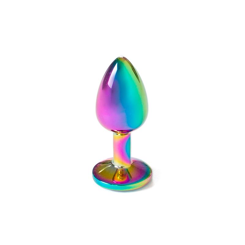 Secretplay - Metal Butt Plug Multicolor Talla S 7 Cm