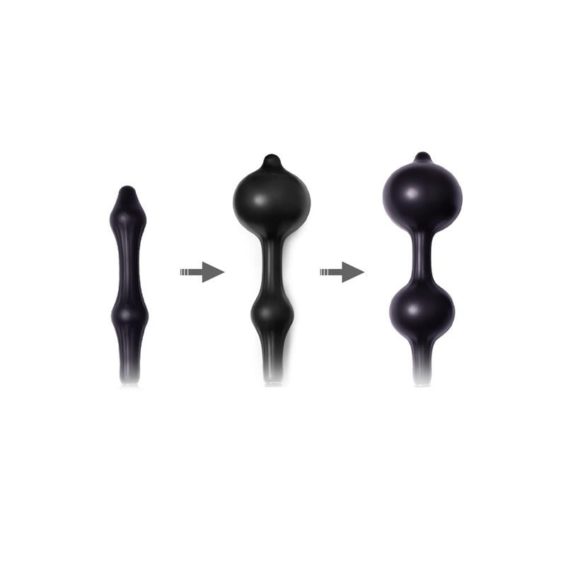 Plug Anal Inflable Con Doble Bomba