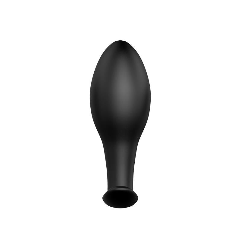 Pretty Love - Plug Anal Silicona Forma Ancla 12 Modos Vibracion Negro