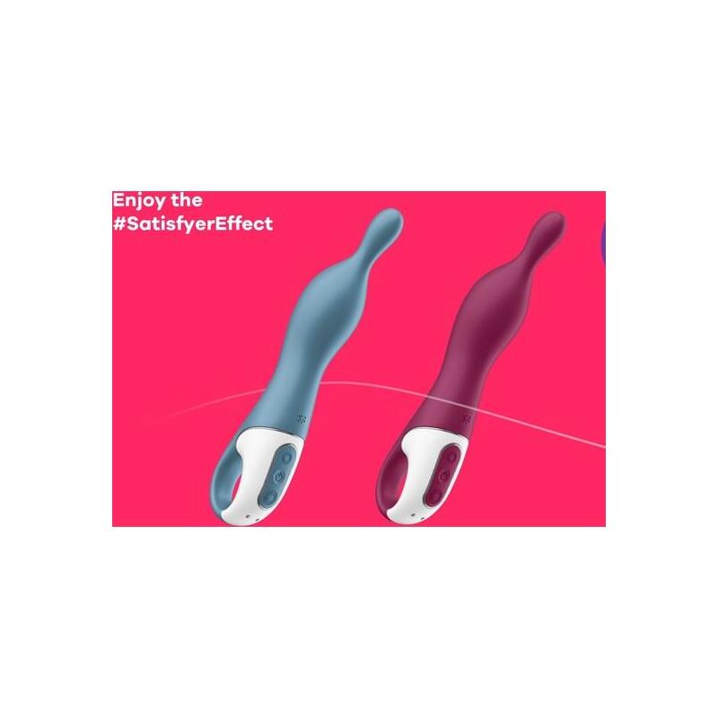 Plug Anal Satisfyer A-Mazing 1 Vibrador Punto A - Azul