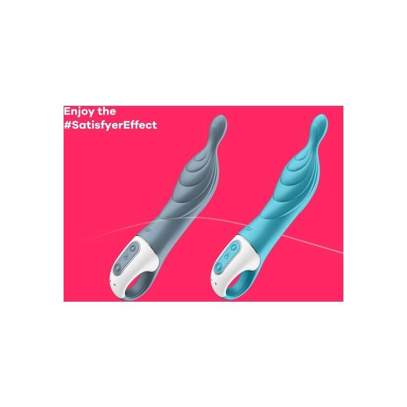 Plug Anal Satisfyer A-Mazing 2 Vibrador Punto A - Gris