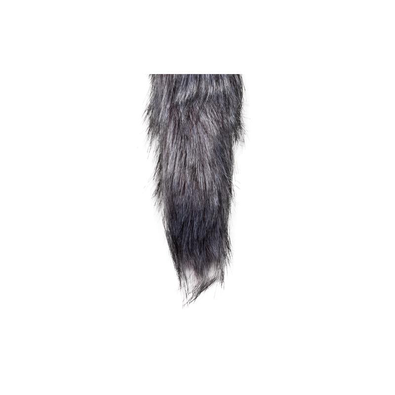 Plug Con Cola De Zorro No. 6 - Plata