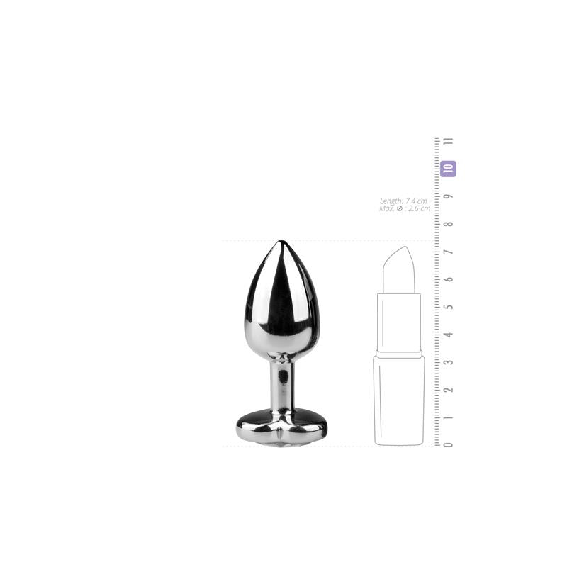 Plug De Aluminio No. 2 - Plata/Transparente