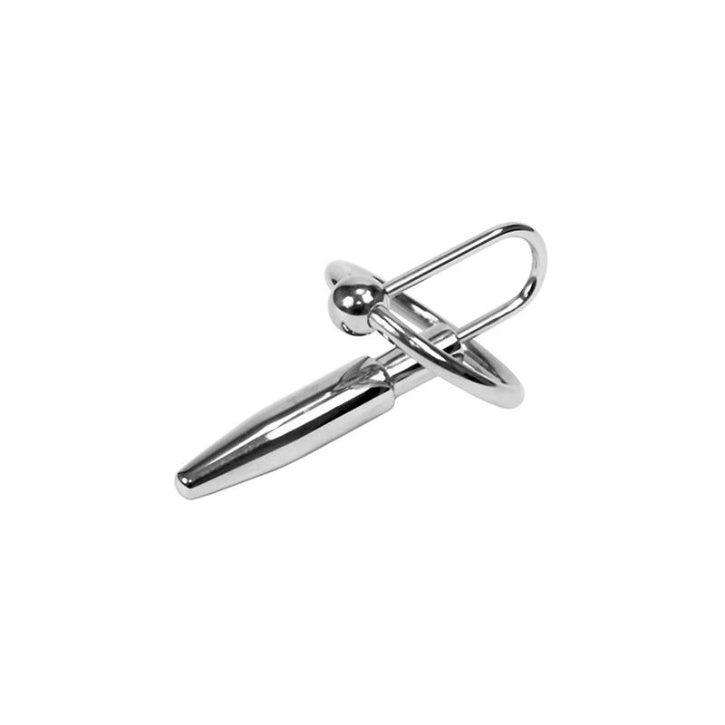 Plug Pene Con Anillo Glande Metal 28mm