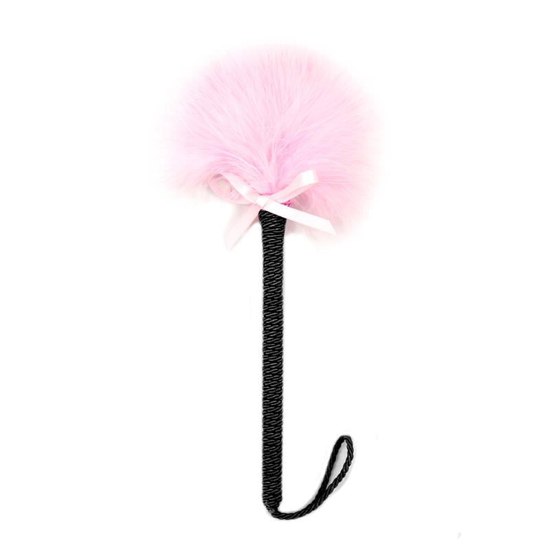 Plumero Con Lazo 25 Cm Rosa