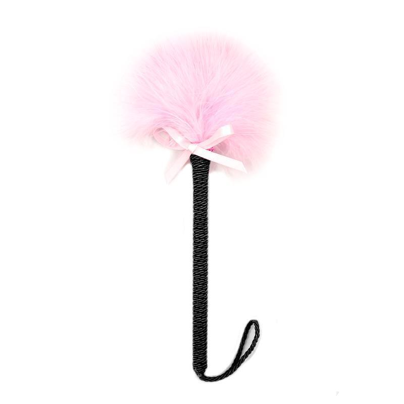 Plumero Con Lazo 25 Cm Rosa
