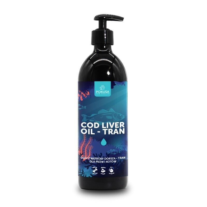 Pokusa Cod Liver Oil - Aceite De Hígado De Bacalao Para Perros Y Gatos 500ml