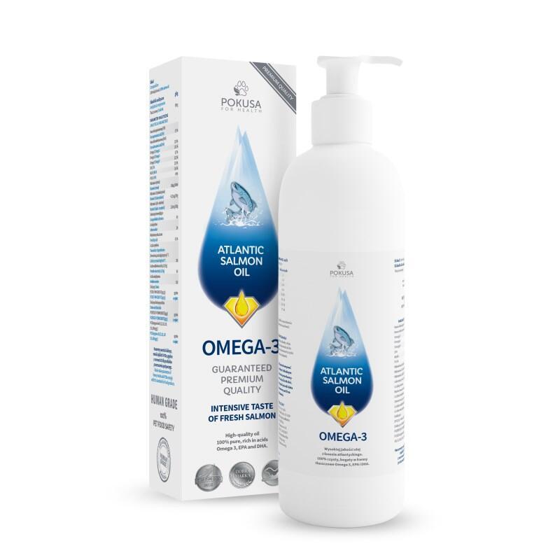 Pokusa Rawdietline Atlantic Salmon Oil - Suplementos Para Perros Y Gatos - 1000ml