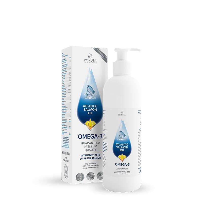 Pokusa Rawdietline Atlantic Salmon Oil - Suplementos Para Perros Y Gatos - 300ml