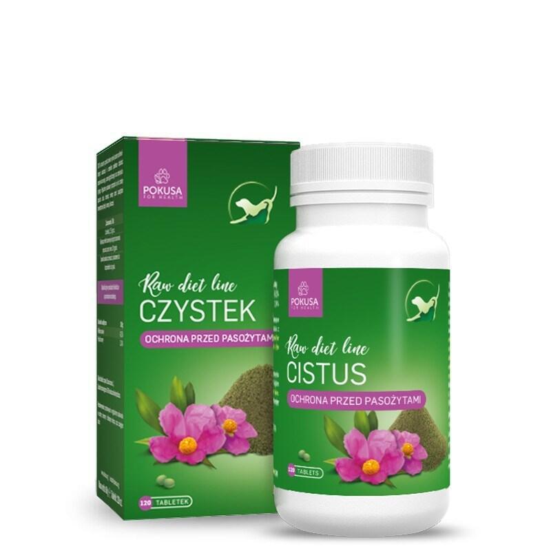 Pokusa Rawdietline Cistus - Suplementos Para Perros Y Gatos - 120 Uds.