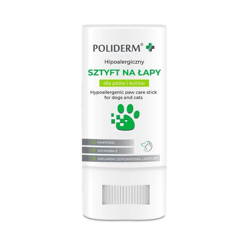 Poliderm Barra Hipoalergénica Para Patas De Perro Y Gato 14,5g