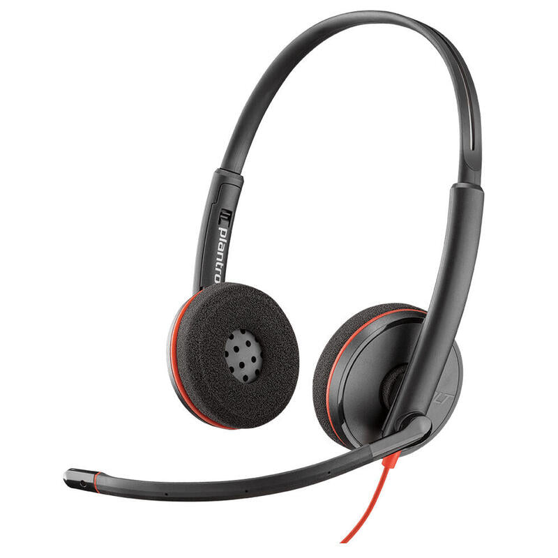 Poly Blackwire 3220 Auriculares Alámbrico Diadema Llamadas/Música Usb Tipo A Negro