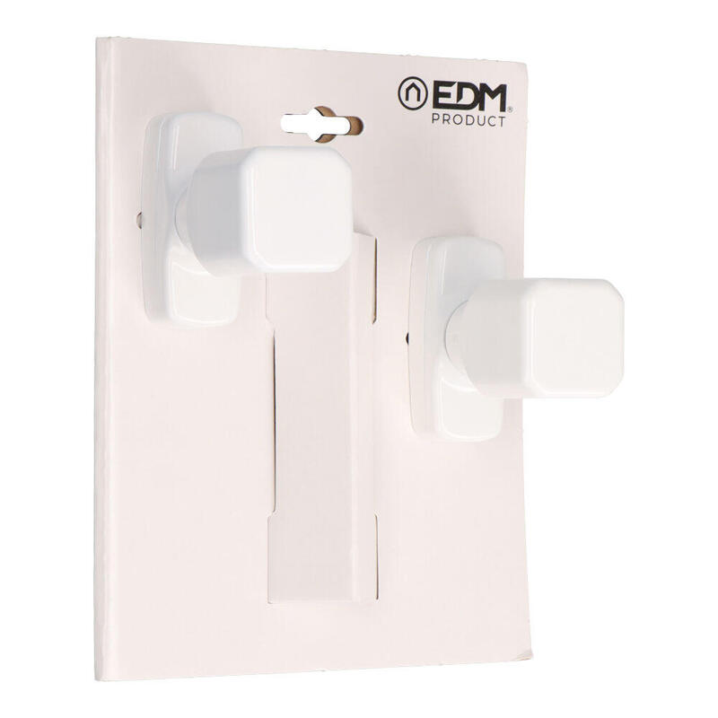 Pomo Recuperable 6807 Aluminio Blanco