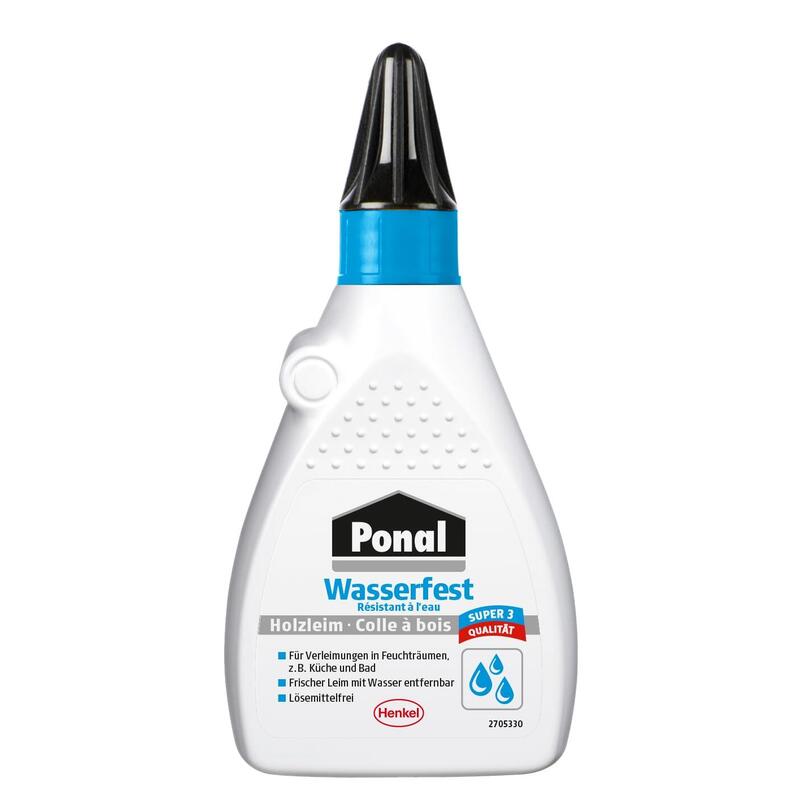 Ponal Holzleim Wasserfem, Flasche Con 225g, 9h Pn18s