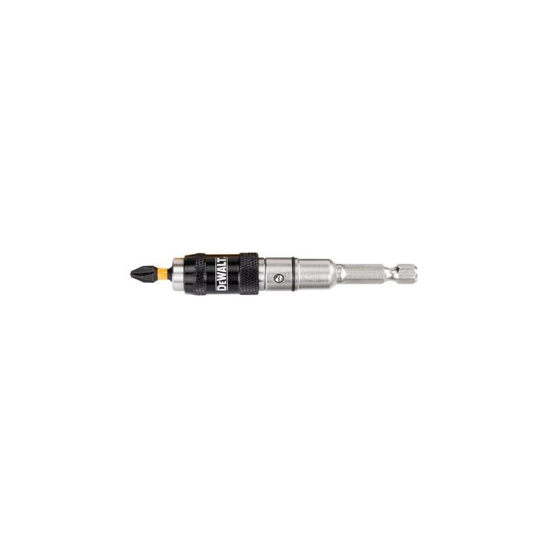 Portapuntas Dewalt Dt7505, Giratorio, Resistente A Impactos, Juego De Puntas De 1/4", Con Punta De Torsión De Impacto Extremo Dt7505-Qz