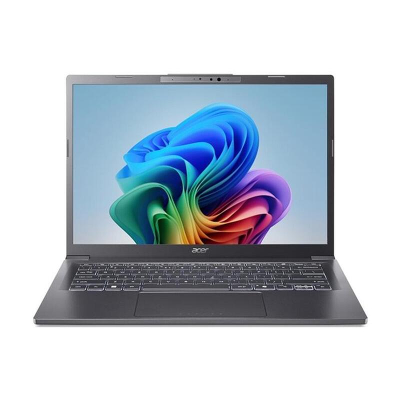 Acer Aspire 14 Ai A14-52m Diseño De Bisagra En 180 Grados Intel Core Ultra 5 226v / Hasta 4.5 Ghz Win 11 Home Arc Graphics 130v 16 Gb Ram 512 Gb Ssd Qlc Nvme 14" Oled 1920 X 1200 Wi-Fi 6e Bluetooth Gris Metalizado Kbd: Español