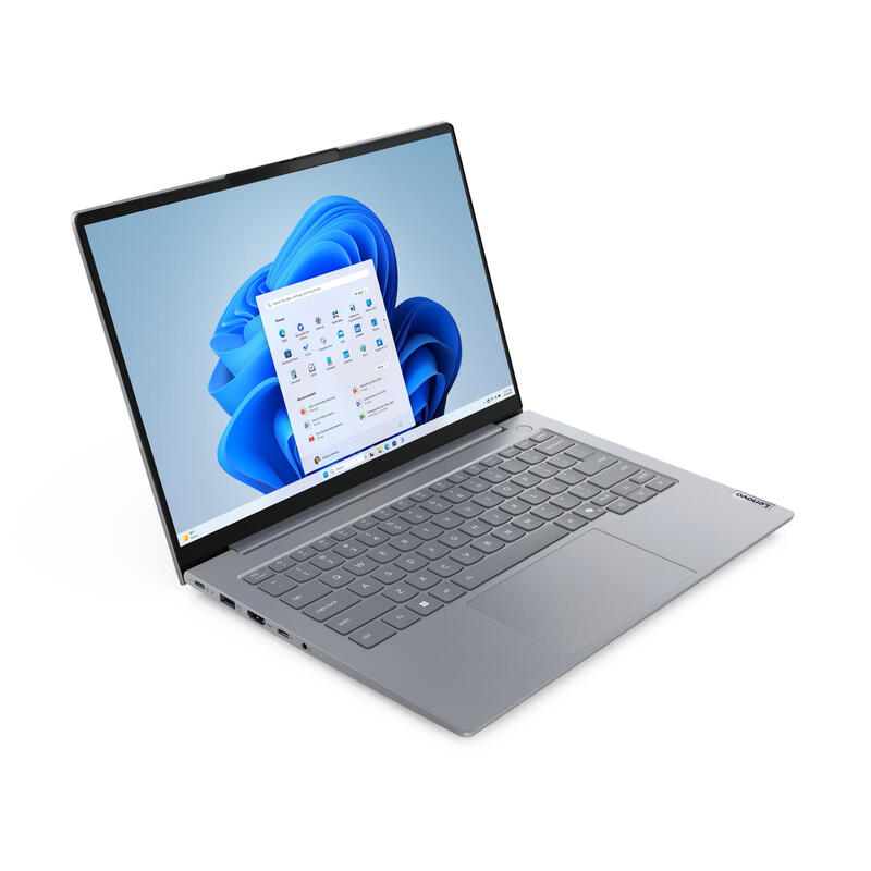Lenovo Thinkbook 14 G8 Ial 21sj Diseño De Bisagra En 180 Grados Intel Core Ultra 7 255h / Hasta 5.1 Ghz Win 11 Pro Arc Graphics 140t 32 Gb Ram 512 Gb Ssd Nvme 14" Ips 1920 X 1200 Gigabit Ethernet Wi-Fi 6e Bluetooth Gris Ártico Kbd