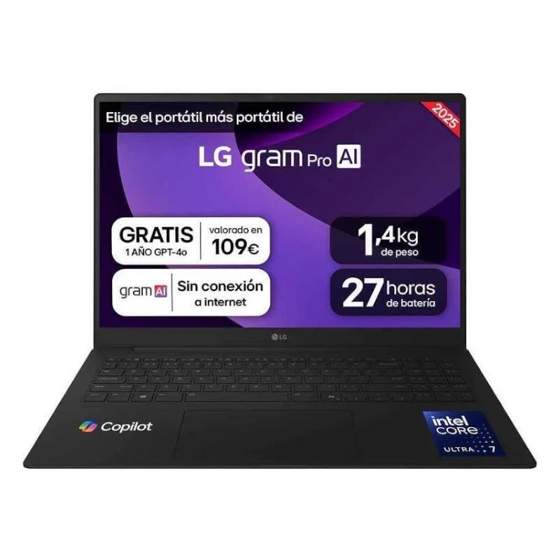 Portatil Lg 16z90tp-K.Ad88b 16" U7-255h 32gb 1tb W11h Oled