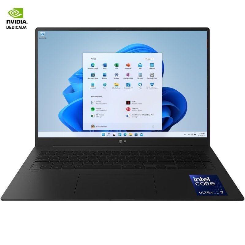 Portátil Lg Gram Pro 17z90tr-E.Ad88b Intel Core Ultra 7-255h 32gb 1tb Ssd Geforce Rtx 5050 17' Win11
