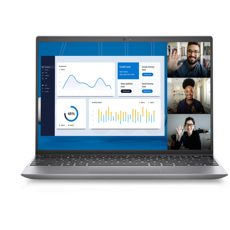 Portatil Reacondicionado Dell Vostro 5320 I5-1240p 16gb 512gb 13.3" W11p Instalado Teclado Español Grado B 1 Año De Garantia