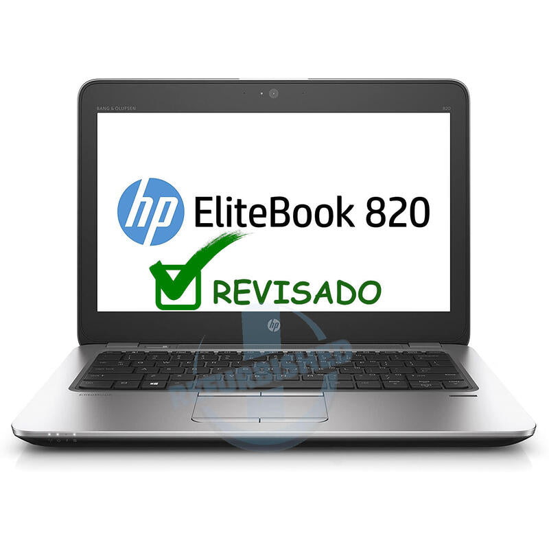 Portatil Reacondicionado Hp Elitebook 820 G3 I5-6300u 8gb 256gb-Ssd 12.5"Hd Taras Marcadas Estéticas W10p Instalado Teclado Español 1 Año De Garantia
