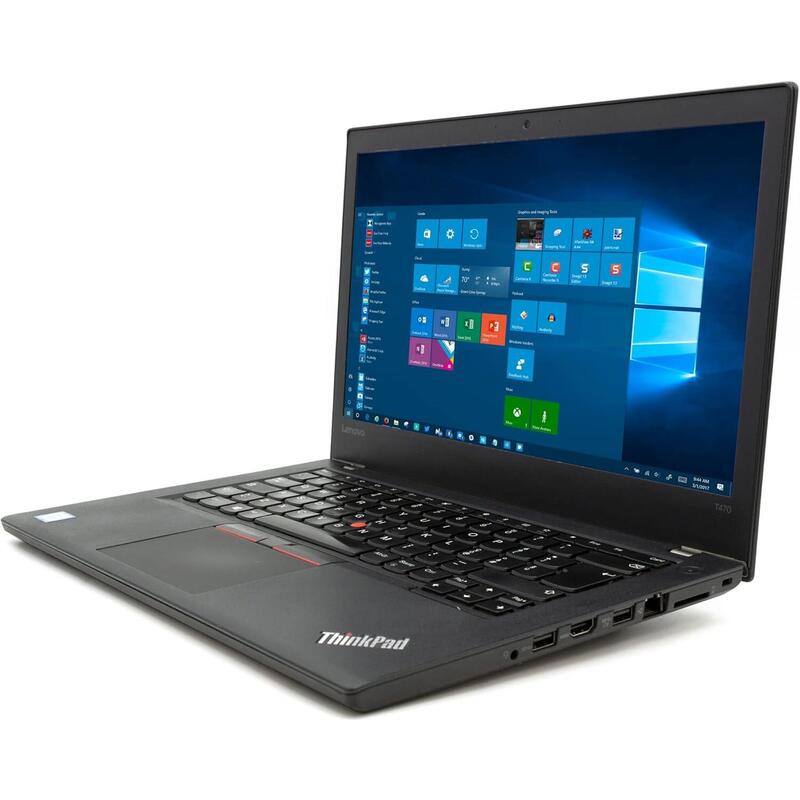 Portatil Reacondicionado Lenovo T470 I5-6300u/8gb/256gb-Ssd/14"Hd/Teclado Español W10 Instalado 1 Año De Garantia Revisado